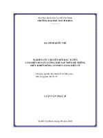 Nghiên cứu chuyển đổi đặc tuyến cảm biến đo lưu lượng khí nạp trên hệ thống điều khiển động cơ phun xăng điện tử  