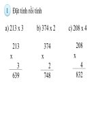 Toán 3 - Tuần 15 - Luyện tập trang 76