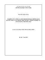 Nghiên cứu và xây dựng chatbot hỗ trợ ngườI dùng trong lĩnh vực ngân hàng