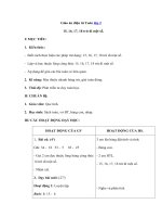 Tải Giáo án Toán 2 chương 3 bài 16: 15, 16, 17, 18 trừ đi một số - Giáo án điện tử Toán lớp 2