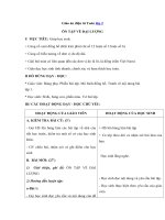 Tải Giáo án Toán 2 chương 7 bài: Ôn tập về đại lượng - Giáo án điện tử môn Toán lớp 2