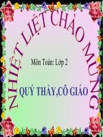 Toán 2 - Tuần 13 - Bài15, 16, 17, 18 trừ đi một số