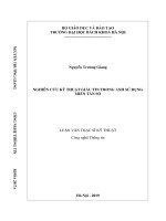 Nghiên cứu kỹ thuật giấu tin trong ảnh sử dụng miền tần số