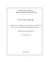 Nghiên cứu các phương pháp thẩm định xác thực chữ ký viết tay ứng dụng trong thương mại điện tử