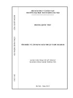 Tìm hiểu và áp dụng giải thuật Tabu Search