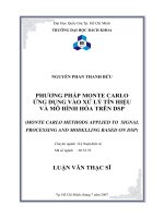 Phương pháp monte carlo ứng dụng vào xử lý tín hiệu và mô hình hóa trên dsp  