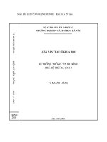 Giới thiệu hệ thống thông tin di động và xu thế phát triển truy nhập vô tuyến hệ thống UMTS truy nhập mạng UMTS và triển khai hệ thống UMTS