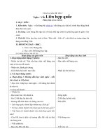 Tải Giáo án môn Chính tả lớp 3 bài 52 - Liên hợp quốc