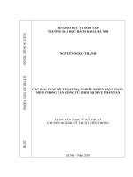 Các giải pháp kỹ thuật mạng điều khiển bằng phần mềm chống tấn công từ chối dịch vụ phân tán