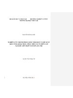 (Luận văn thạc sĩ) Nghiên cứu thành phần chất thải rắn và đề xuất khả năng khai thác, phục hồi các ô chôn lấp tại khu liên hợp Nam Sơn, Hà Nội