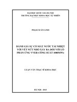 Luận văn thạc sĩ Vật lý nguyên tử, Phản ứng hạt nhân, Lò phản ứng