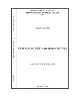 Tích hợp dữ liệu vào Semantic web