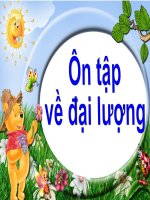 Ôn tập về đại lượng