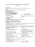 Tải Giáo án Toán lớp 3 bài 70: Chia số có hai chữ số cho số có một chữ số - Giáo án điện tử môn Toán lớp 3