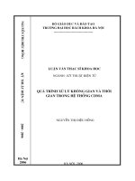 Trình bày tổng quan về xử lý không gian và thời gian SPT trong hệ thống 4G Mô phỏng hệ thống Phụ lục trình bày cấu trúc bộ mã hoá STCM và bộ phức tạp của hệ thống sử dụng STC