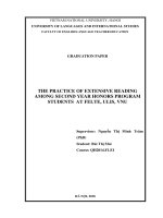 Hoạt động đọc rộng của sinh viên năm 2 hệ chất lượng cao khoa sư phạm tiếng anh đhnn đhqghn