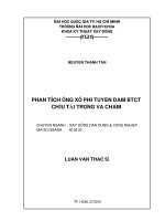 Phân tích ứng xử phi tuyến dầm btct chịu tải trọng va chạm  