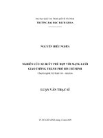Nghiên cứu xe buýt phù hợp với mạng lưới giao thông thành phố hồ chí minh  