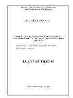 Nghiên cứu ket attitude indicators của nhà thầu thi công xây dựng trong điều kiện việt nam  