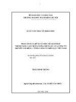 Phân tích và đề xuất một số giải pháp nhằm nâng cao chất lượng nhân lực của công ty truyền tải điện 1 Tổng công ty điện lực Việt nam
