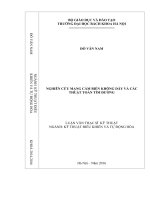 Nghiên cứu mạng cảm biến không dây và các thuật toán tìm đường