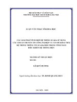 Các giải pháp tích hợp hệ thống SCADA sử dụng các chuẩn truyền tin công nghiệp và vấn đề khai thác hệ thống thông tin SCADA DMS trong tính toán điều khiển hệ thống điện