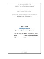 Nghiên cứu phương pháp duy trì và dẫn xuất biến dòng đo lường chuẩn