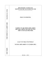 Nghiên cứu hệ thống điều khiển điều hòa thông gió cho tòa nhà trên cơ sở giải pháp BMS