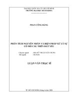 Phân tích nguyên nhân và biện pháp xử lý sự cố mố cầu trên đất yếu  