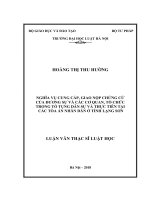 Nghĩa vụ cung cấp, giao nộp chứng cứ của đương sự và các cơ quan, tổ chức trong tố tụng dân sự và thực tiễn tại các tòa án nhân dân ở tỉnh lạng sơn  