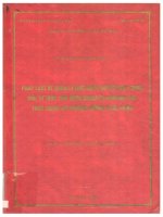 Pháp luật về quản lý nhà nước đối với hoạt động đầu tư trực tiếp nước ngoài tại CHDCND lào   thực trạng và phương hướng hoàn thiện  