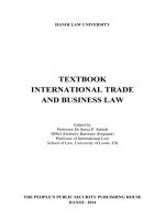 Giáo trình luật thương mại quốc tế 
