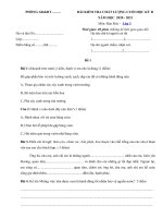 Tải Bộ đề thi học kì 1 môn Đạo Đức lớp 3 năm 2020 - 2021 - Đề kiểm tra học kì 1 môn Đạo Đức lớp 3