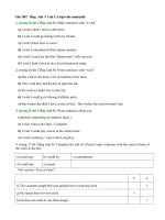 Tải Giải sách bài tập tiếng Anh lớp 9 Unit 3: A trip to the countryside - Giải SBT tiếng Anh lớp 9 theo từng Unit