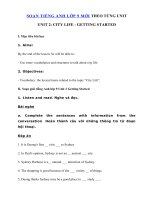 Tải Unit 2 lớp 9 Getting Started - Soạn Getting Started Unit 2 lớp 9 City Life đầy đủ nhất