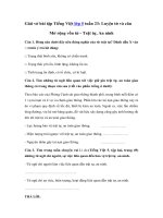 Tải Giải vở bài tập Tiếng Việt lớp 5 tuần 23: Mở rộng vốn từ - Trật tự - An ninh - Giải sách bài tập Tiếng Việt 5 tuần 23: Luyện từ và câu