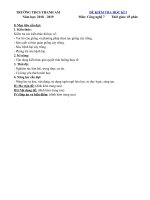 Tải Đề thi học kì 1 lớp 7 môn Công nghệ trường THCS Thanh Am, Hà Nội năm 2018 - 2019 - Đề kiểm tra học kì 1 môn Công nghệ lớp 7 có ma trận và đáp án