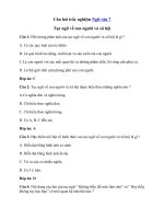 Tải Trắc nghiệm bài Tục ngữ về con người và xã hội - Câu hỏi trắc nghiệm Ngữ văn 7 có đáp án