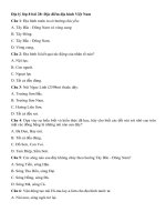 Tải Câu hỏi trắc nghiệm Địa lý 8 bài 28 - Đặc điểm địa hình Việt Nam