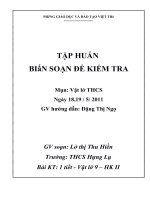 Download ma trận đề và đáp án kiểm tra HKII vật lý 9- 2011