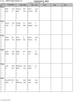 Lịch công tác tuần 03 - HK 2, kế hoạch dạy học trực tuyến cùng TKB của học sinh, GV