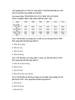 Tải Trắc nghiệm Địa Lý 10 bài 34: Thực hành: Vẽ biểu đồ tình hình sản xuất một số sản phẩm công nghiệp trên thế giới - Câu hỏi trắc nghiệm Địa Lý 10 bài 34 có đáp án