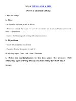 Tải Tiếng Anh 6 Unit 7: A Closer Look 1 - Soạn Tiếng Anh lớp 6 Unit 7: Television trang 8