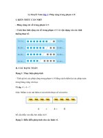 Tải Lý thuyết Toán lớp 1: Phép cộng trong phạm vi 8 - Lý thuyết môn Toán 1