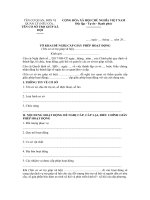 Mẫu tờ khai đề nghị cấp giấy phép hoạt động của cơ sở trợ giúp xã hội