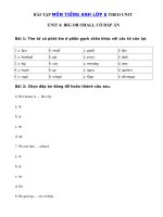 Tải Trắc nghiệm tiếng Anh lớp 6 Unit 4: Big or Small - Bài tập Unit 4 lớp 6 Big or Small có đáp án