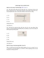 Tải Giải bài tập Vật lý 10 SBT bài 20 - Các dạng cân bằng. Cân bằng của một vật có mặt chân đế