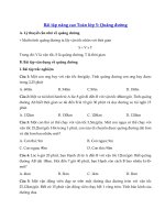 Tải Bài tập nâng cao Toán lớp 5: Quãng đường - Bài tập ôn tập Toán lớp 5 Chương 4