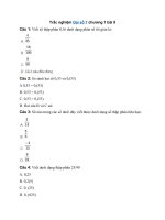 Tải Trắc nghiệm Số thập phân hữu hạn. Số thập phân vô hạn tuần hoàn - Trắc nghiệm Đại số 7 có đáp án