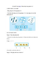 Tải Lý thuyết Toán lớp 1: Phép cộng trong phạm vi 4 - Lý thuyết môn Toán 1